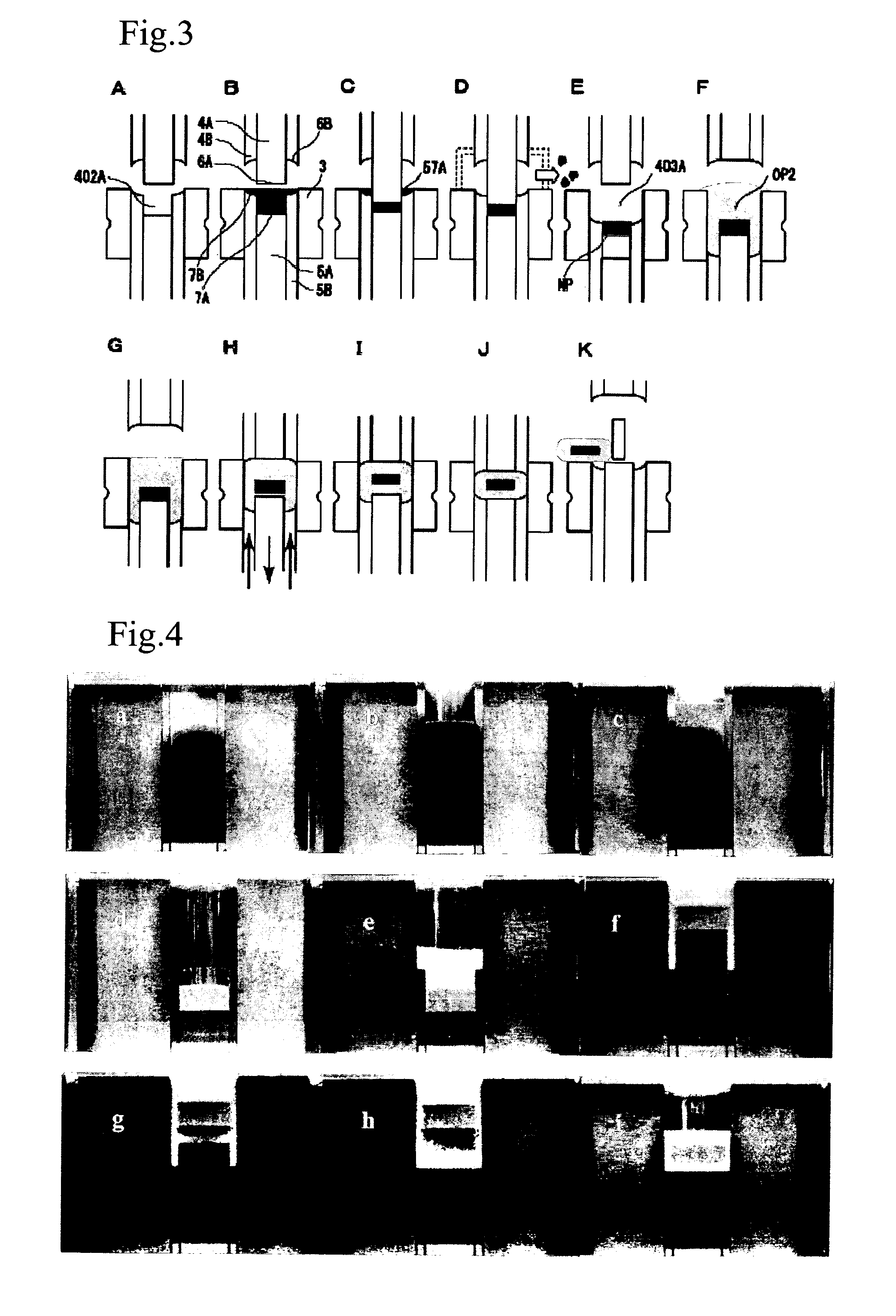 Method of manufacturing a molding with a core