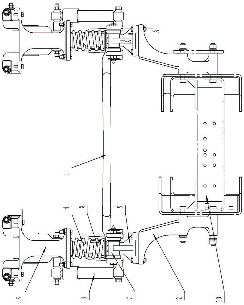 Heavy-duty truck cab suspension