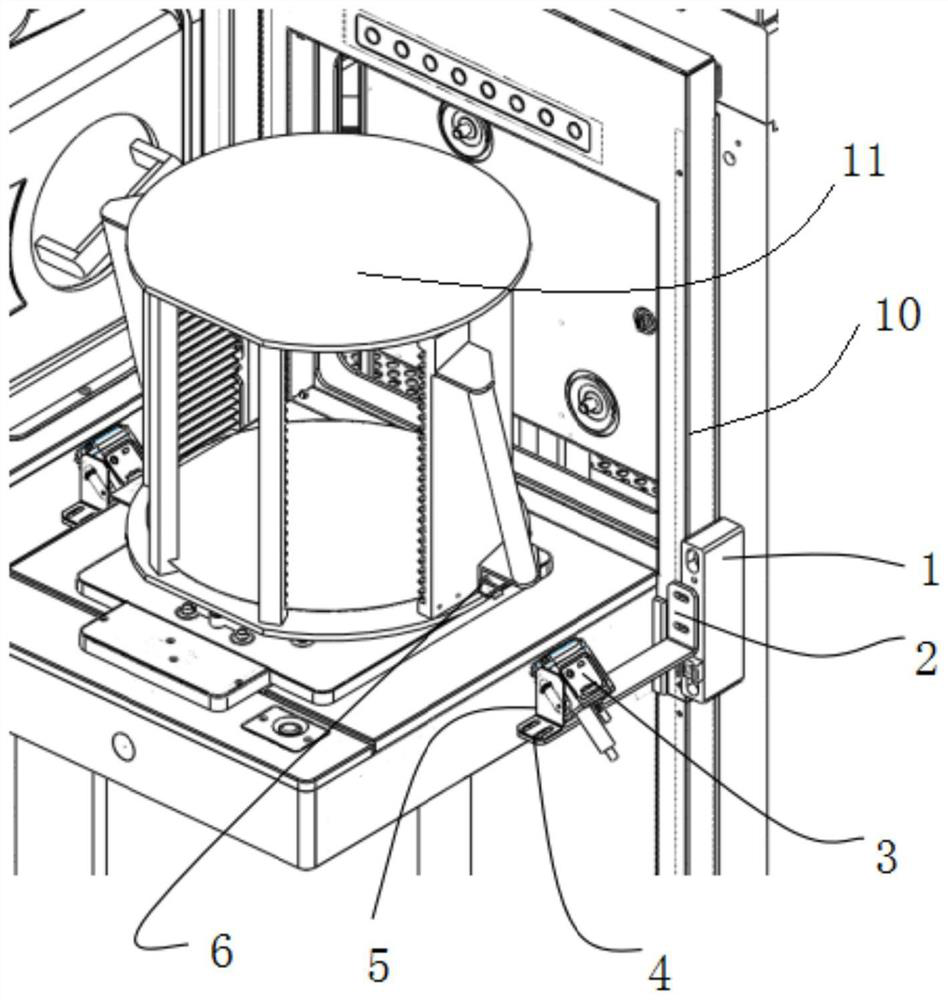 Device and method for automatically identifying wafer iron gridiron and reading ID