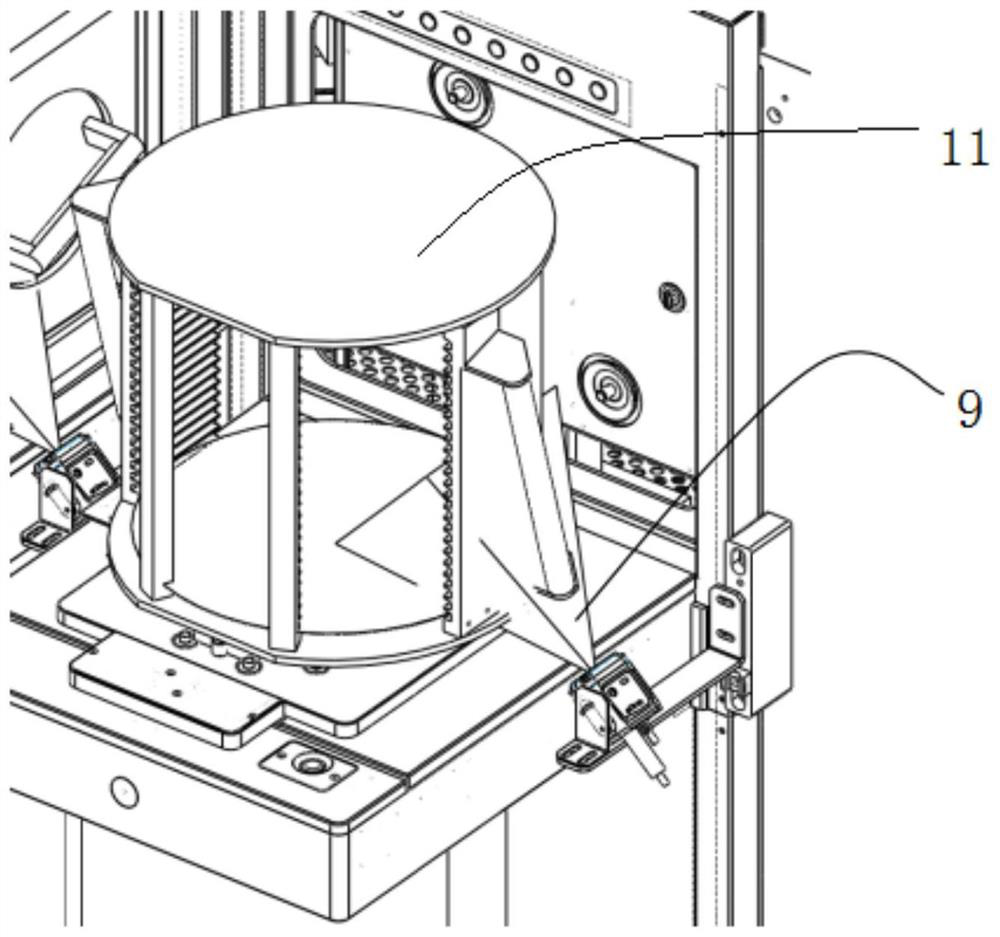 Device and method for automatically identifying wafer iron gridiron and reading ID