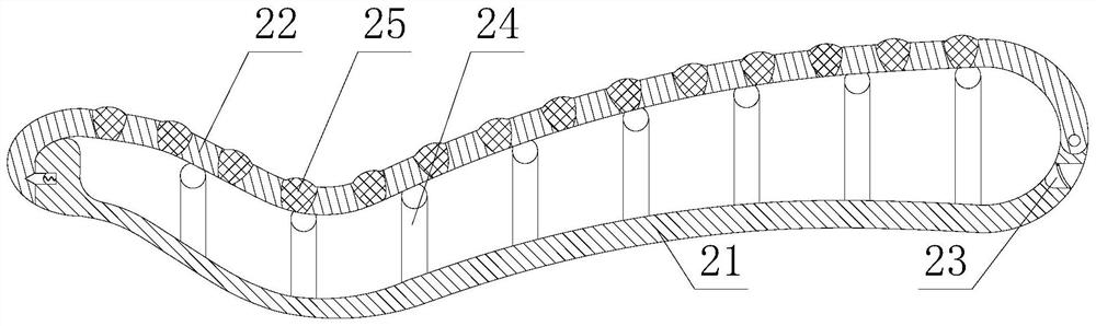 Anti-skid walking stick based on hand sweat cleaning