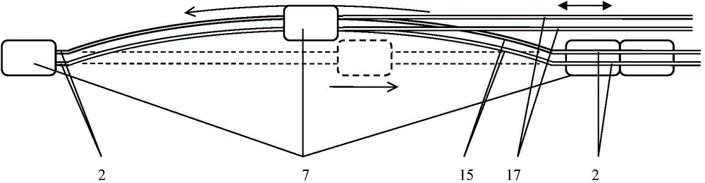 Electric propeller hoisting device