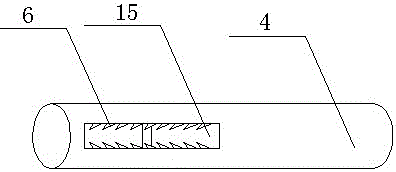 An elastic tire deceleration brake device