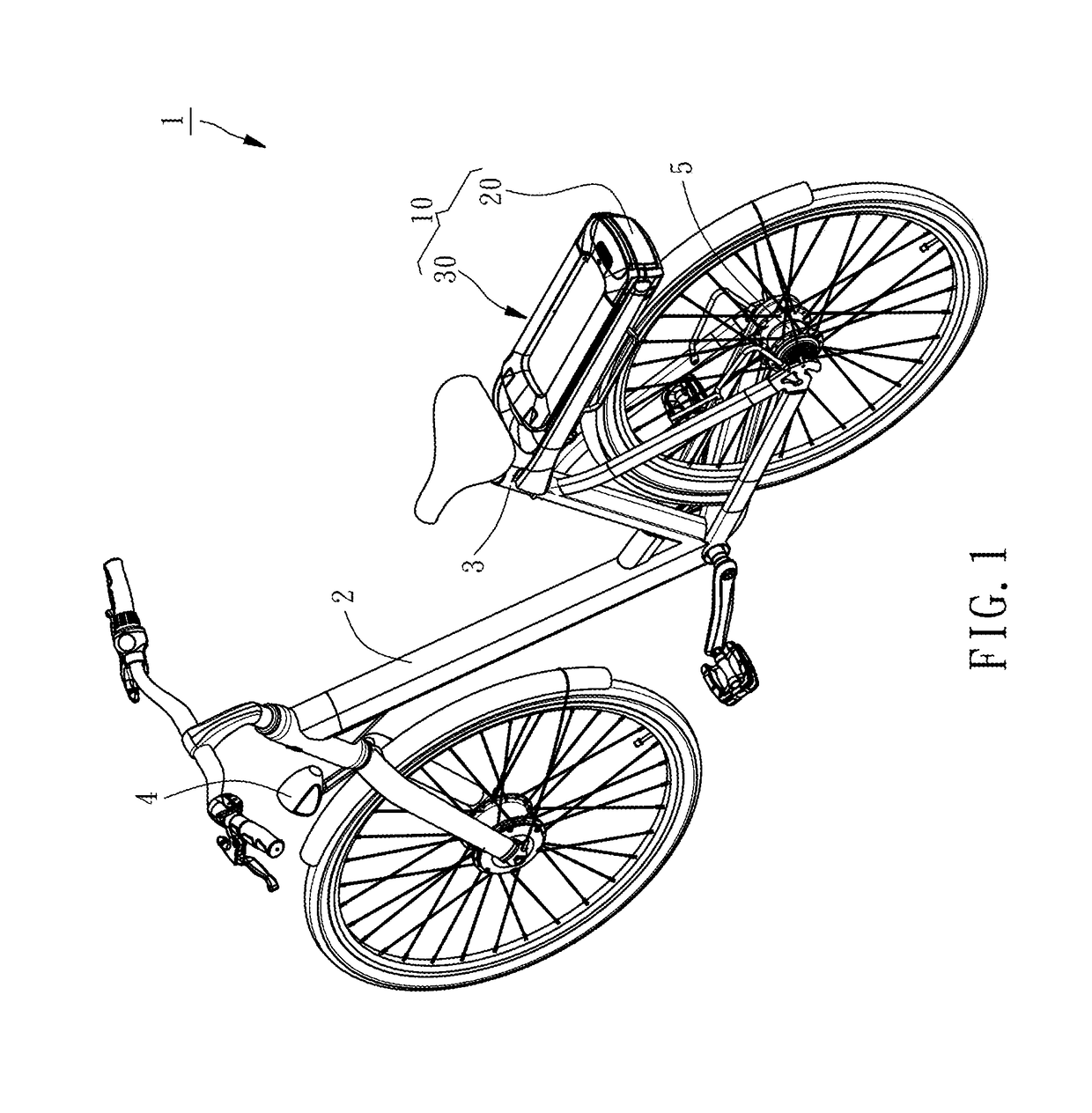 Bicycle mounting mechanism and battery box assembly