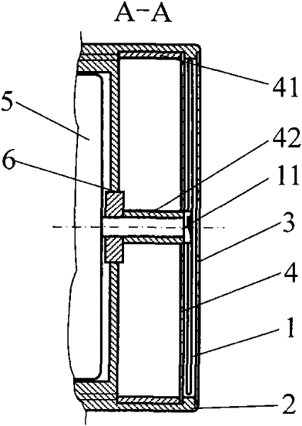 Pendulum electric shaver head