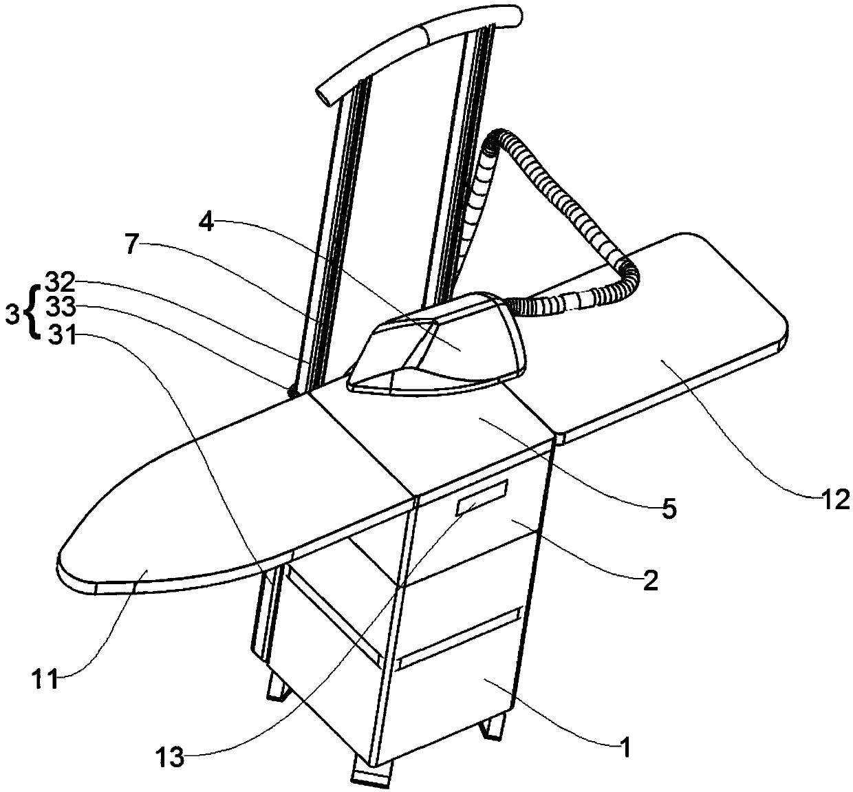 Ironing device