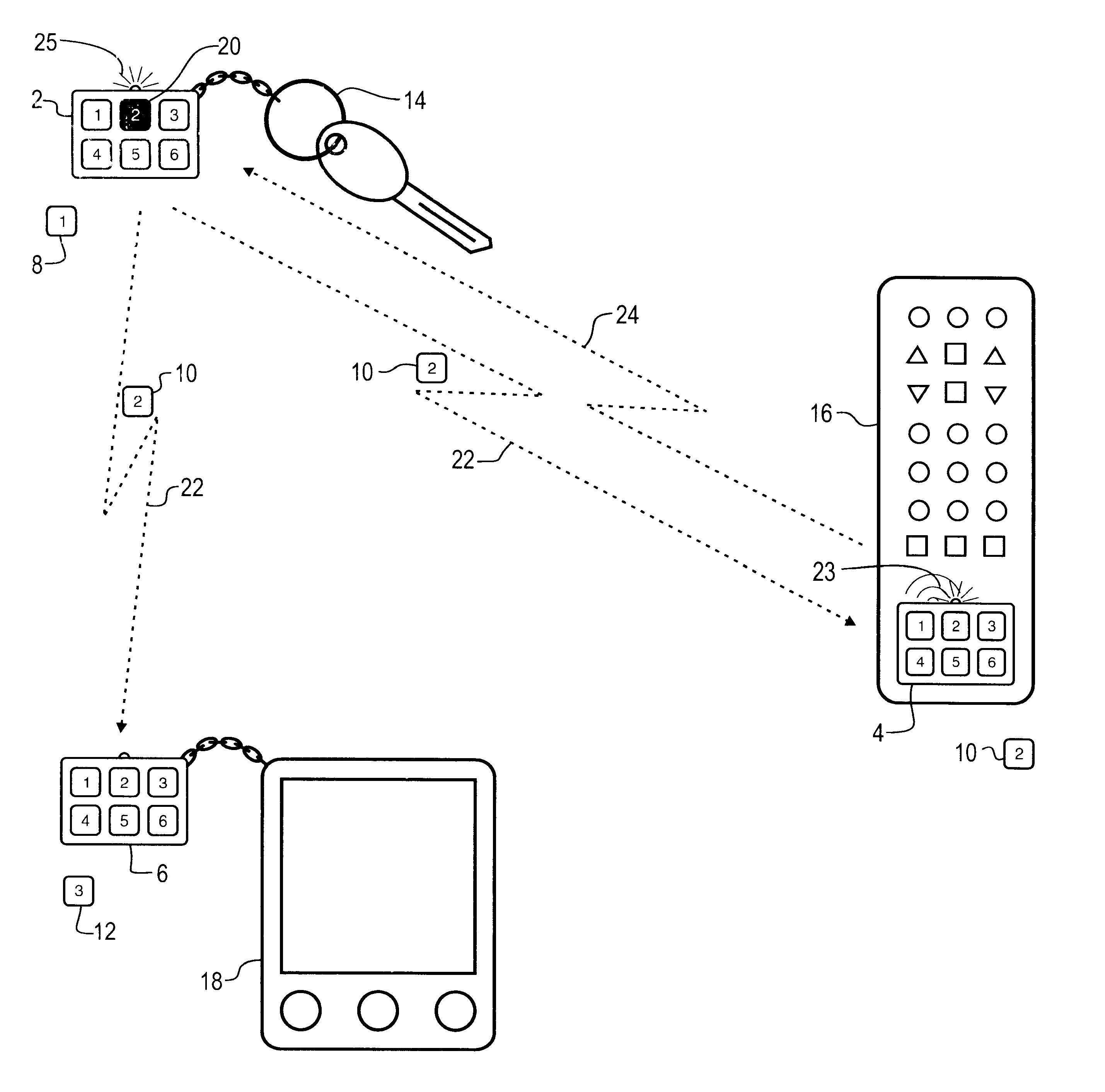 Electronic locator system and method