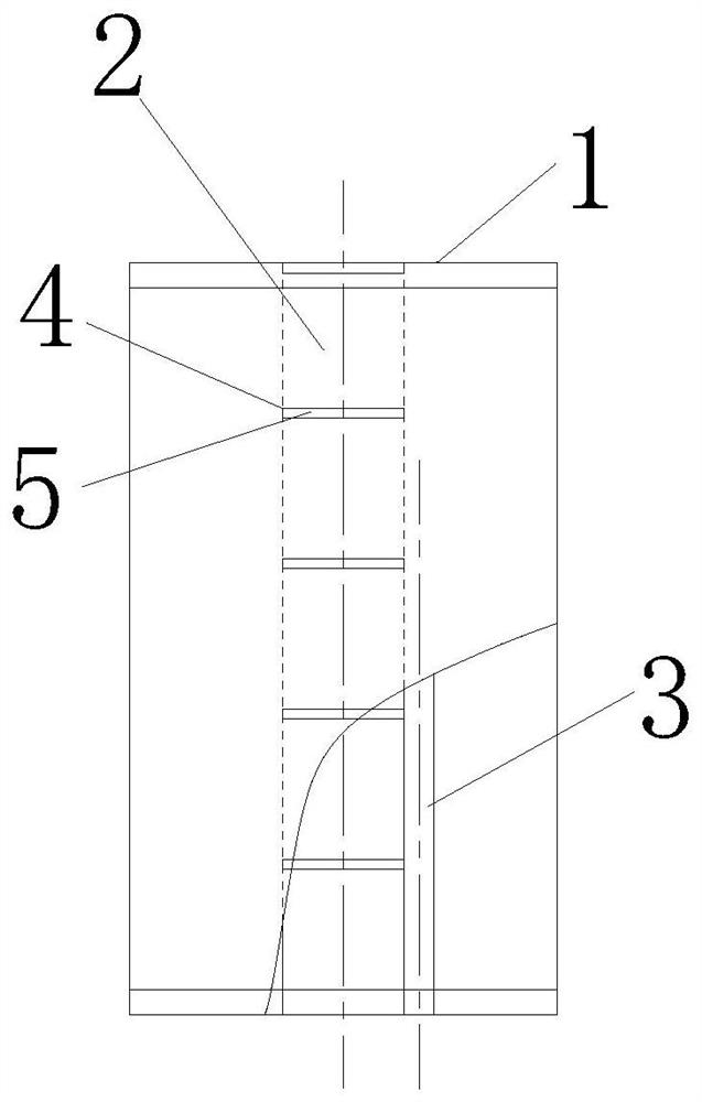 A multi-density adjustable charge structure and method for pre-splitting blasting