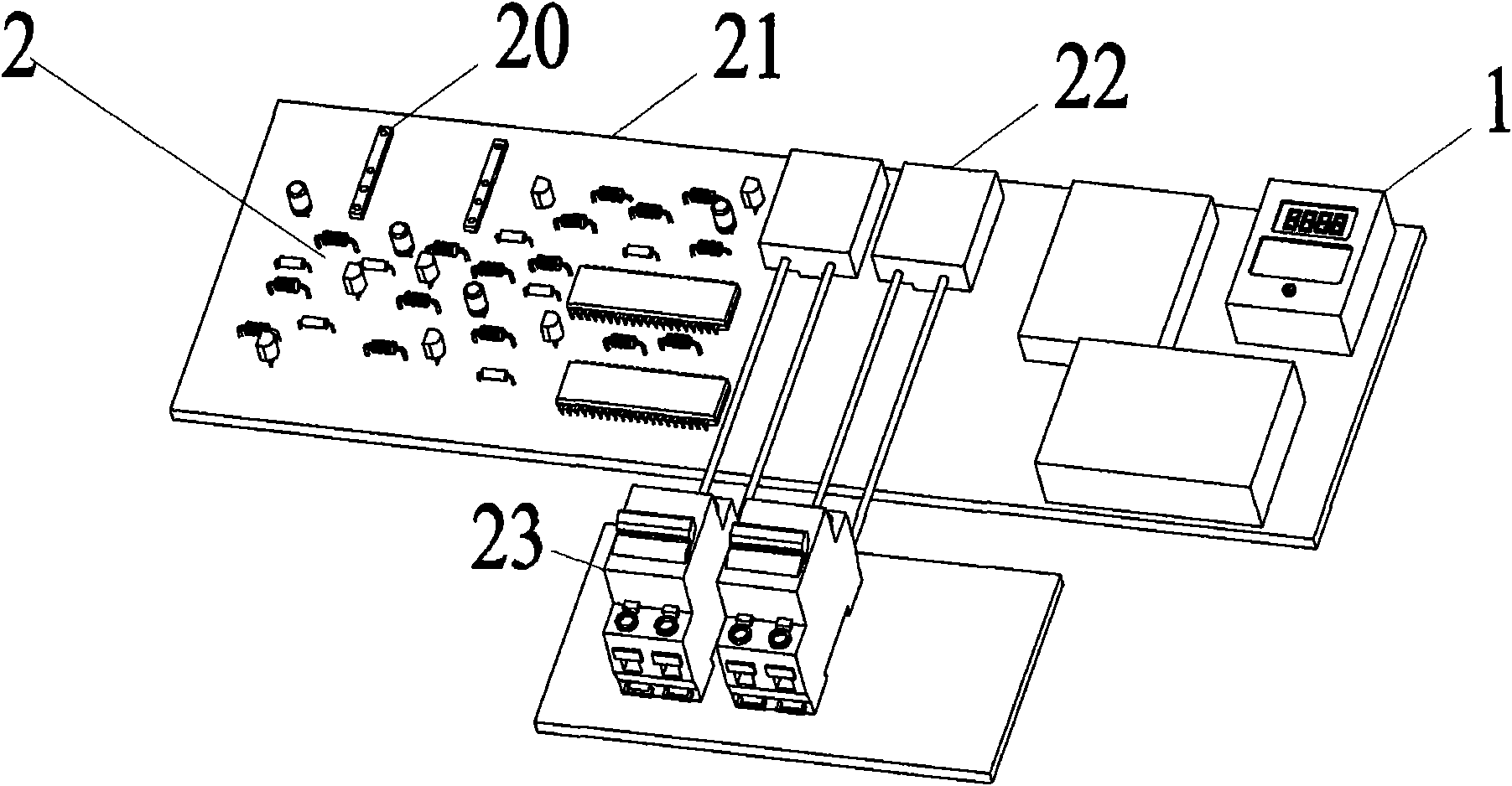 Module for realizing function expansion by combining with metering device