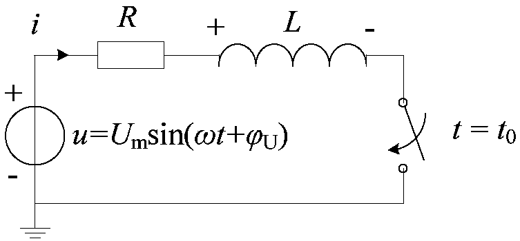 Short-circuit current calculation method and device based on dynamic phasor time domain method