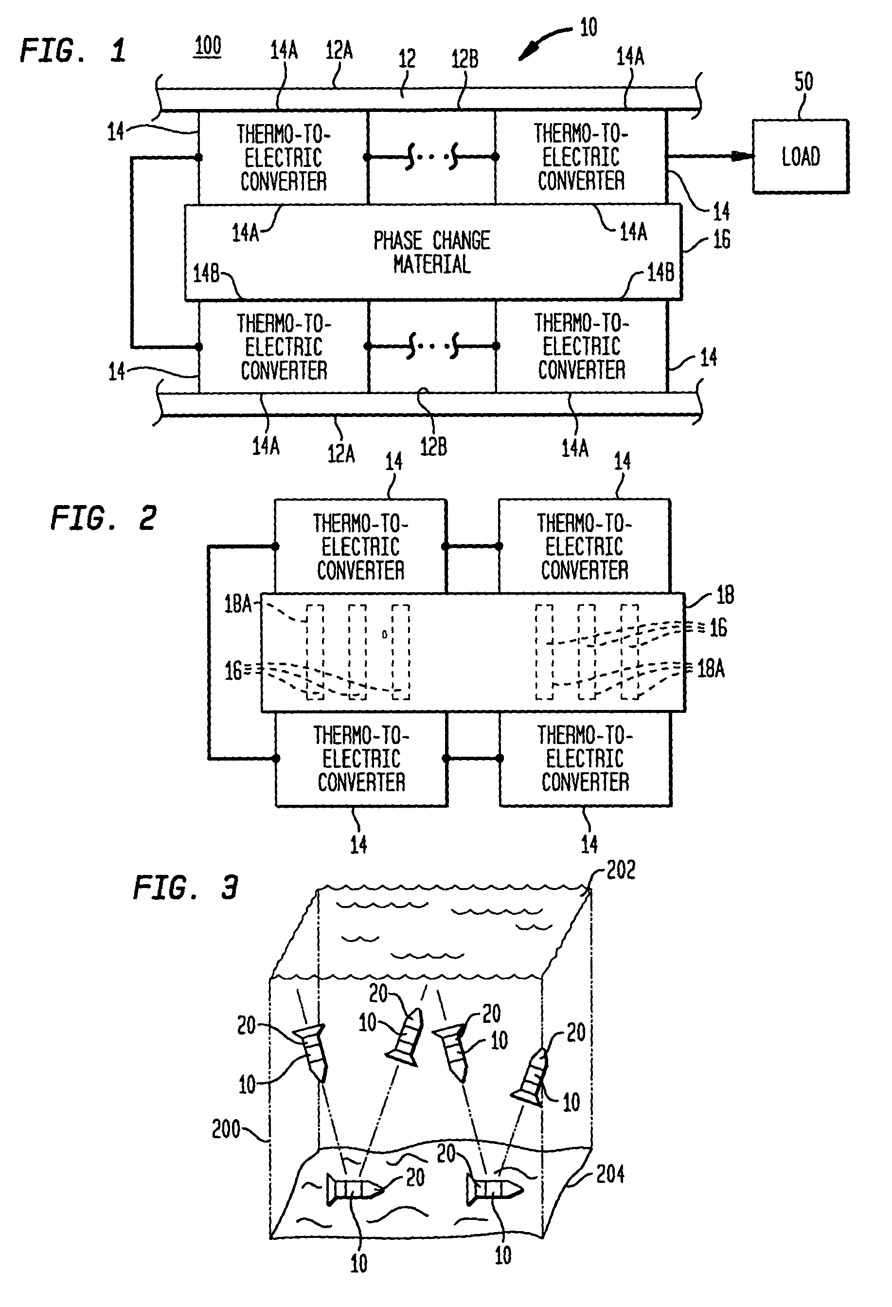 Underwater power generation using underwater thermocline