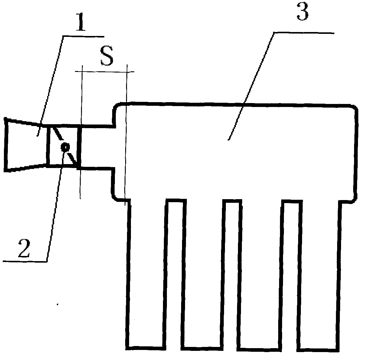 Noise reducing structure of gasoline engine intake system