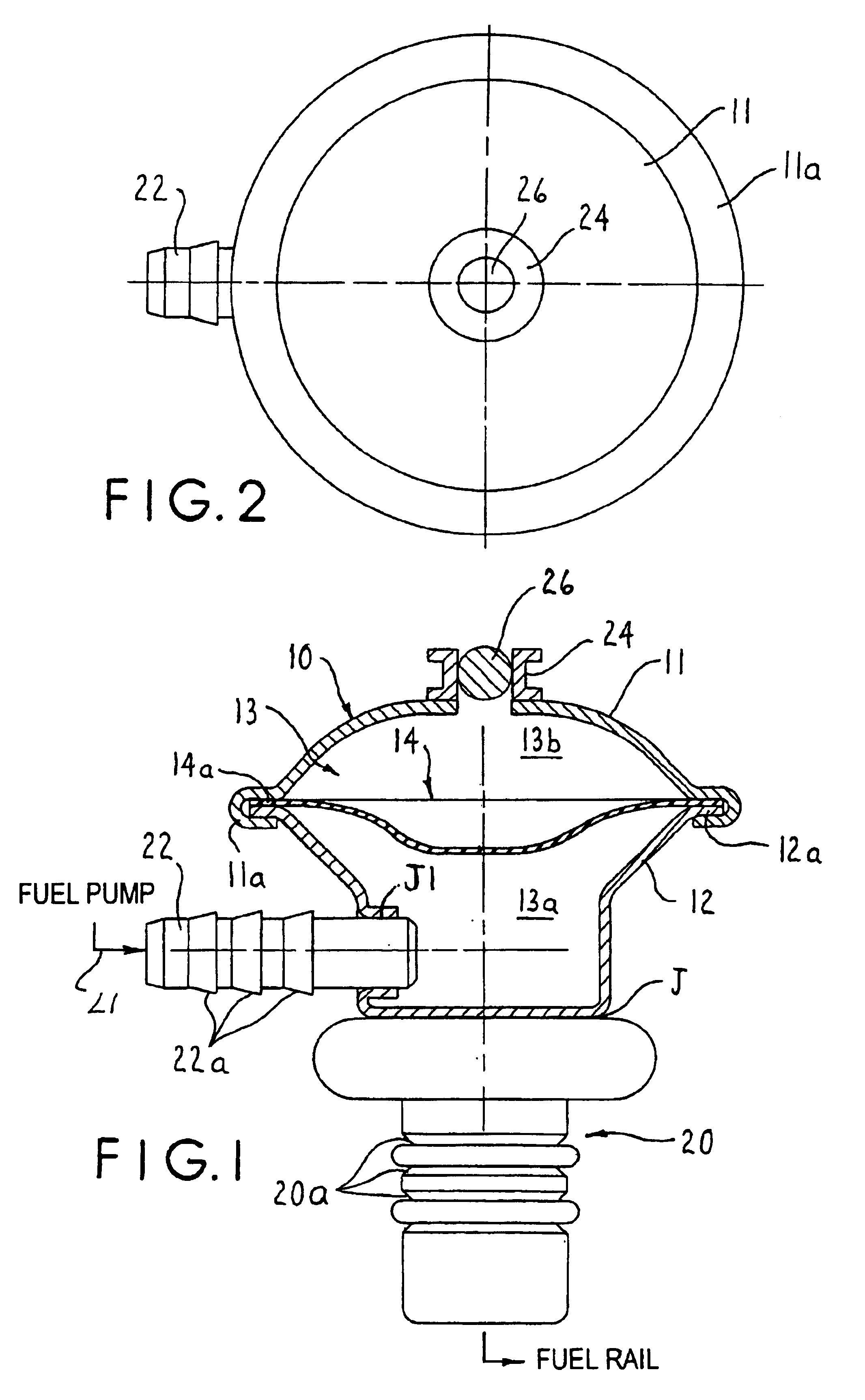 Vehicle fuel pulse damper