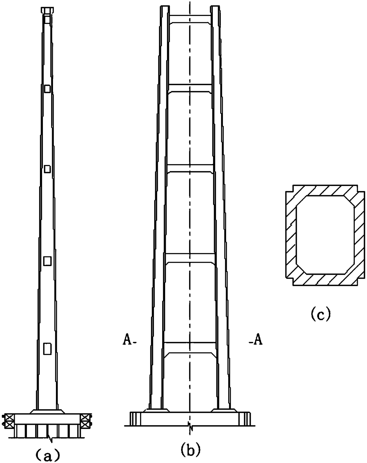 Analysis method for efficiently solving bridge vibration random characteristics of high-speed train