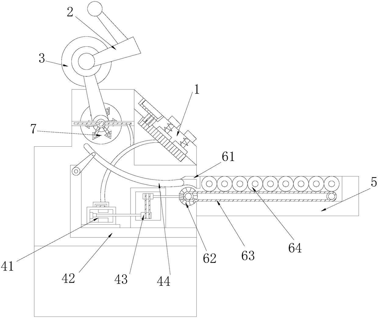 Overlapped plastic bag winding device based on anti-adhesion roller rolling hot-pressing dehumidification