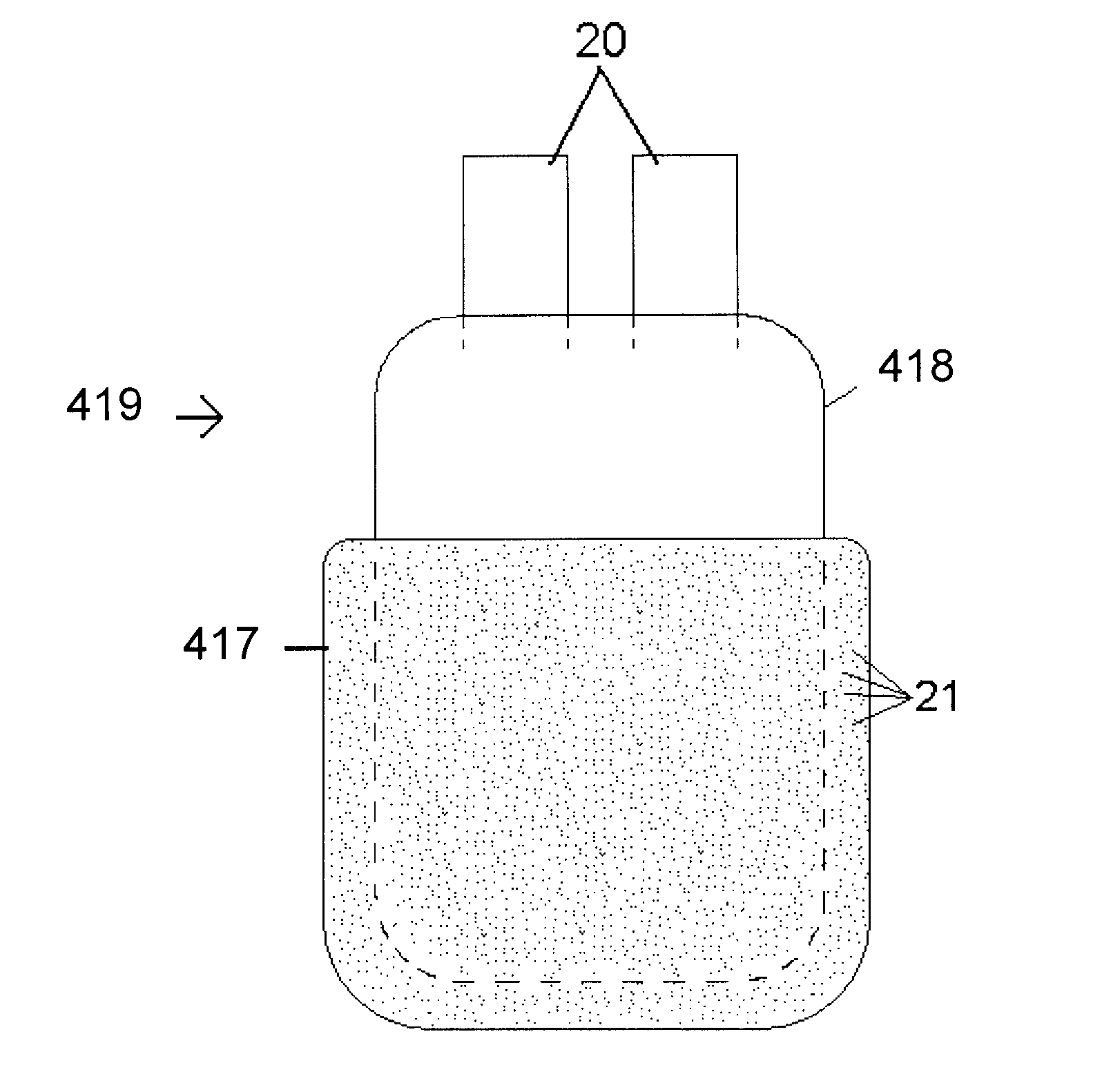 Thin film electrochemical cell with a polymer double seal