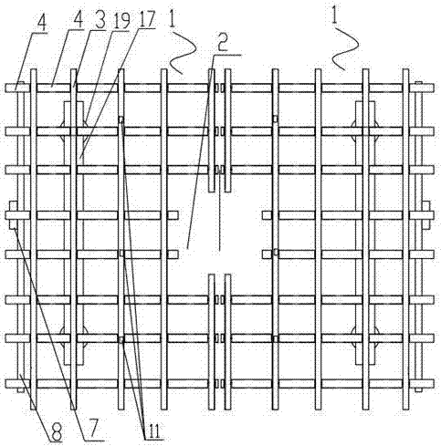 Cleaning-convenient tree-pit bottom support plate system