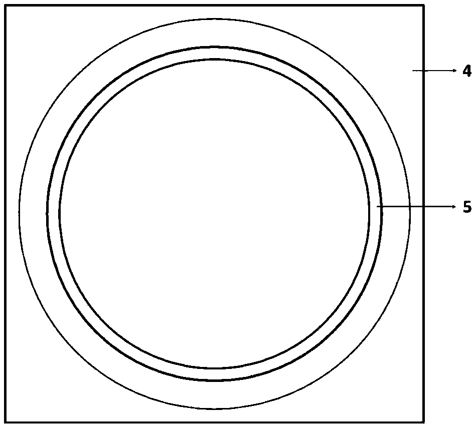 4H-SiC ultraviolet photoelectric detector with spherical crown structure, and preparation method