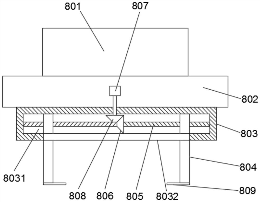 Stacking and conveying device for coal gangue hollow bricks