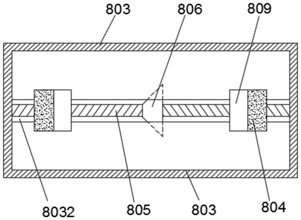 Stacking and conveying device for coal gangue hollow bricks