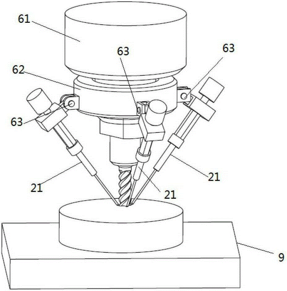 Combined machining equipment for micro parts