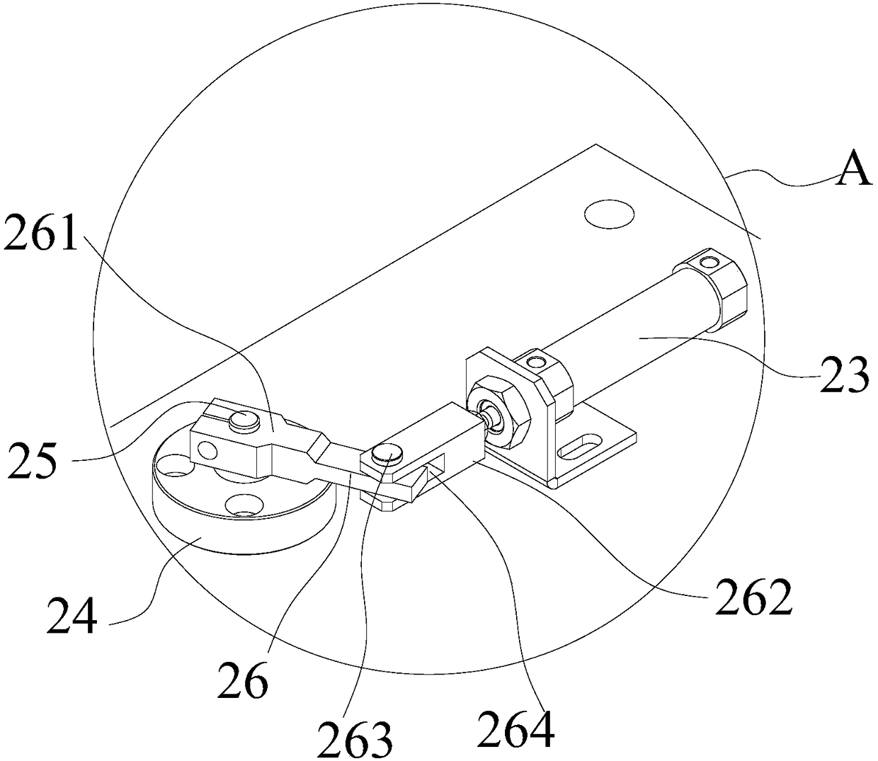 Bottle body output mechanism