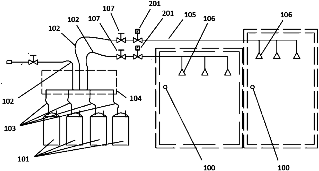 Liquid nitrogen refrigeration system and method for fishing boat