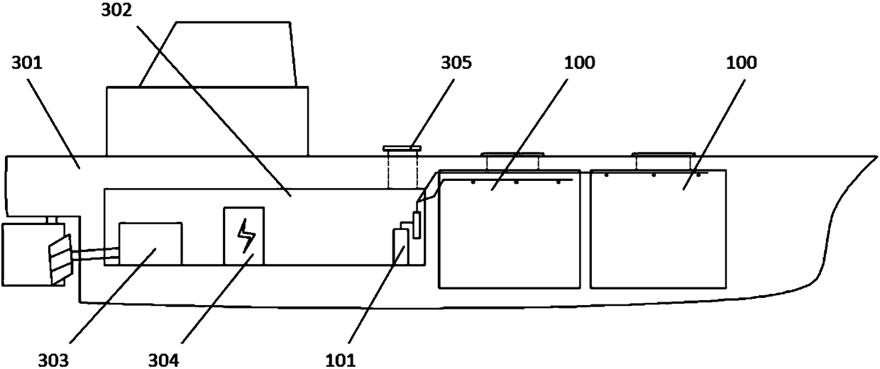 Liquid nitrogen refrigeration system and method for fishing boat