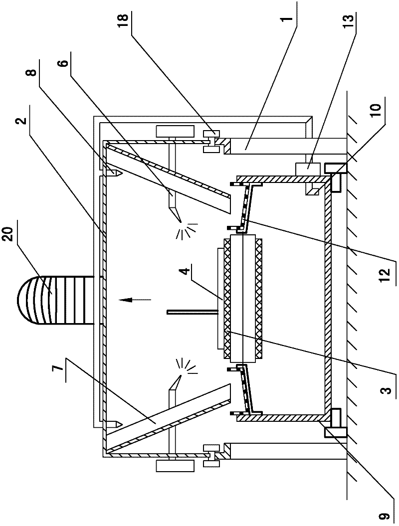 Chopstick spray-paint equipment and chopstick spray-paint method