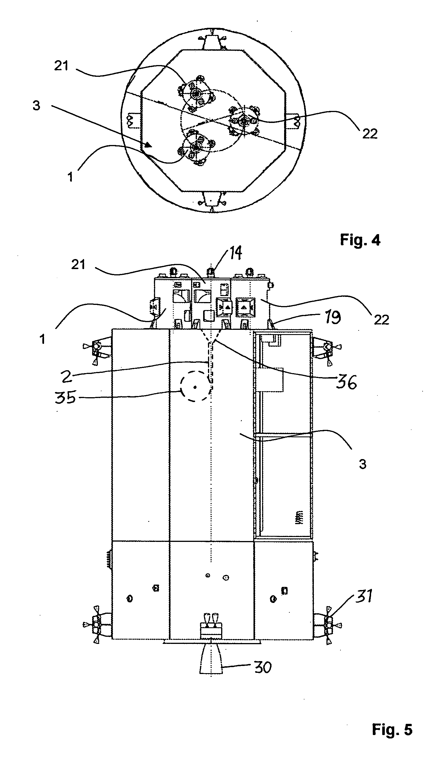 Apparatus for grasping objects in space