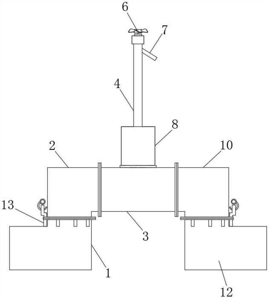 Sewage treatment double-impeller reflux pump based on CRI system