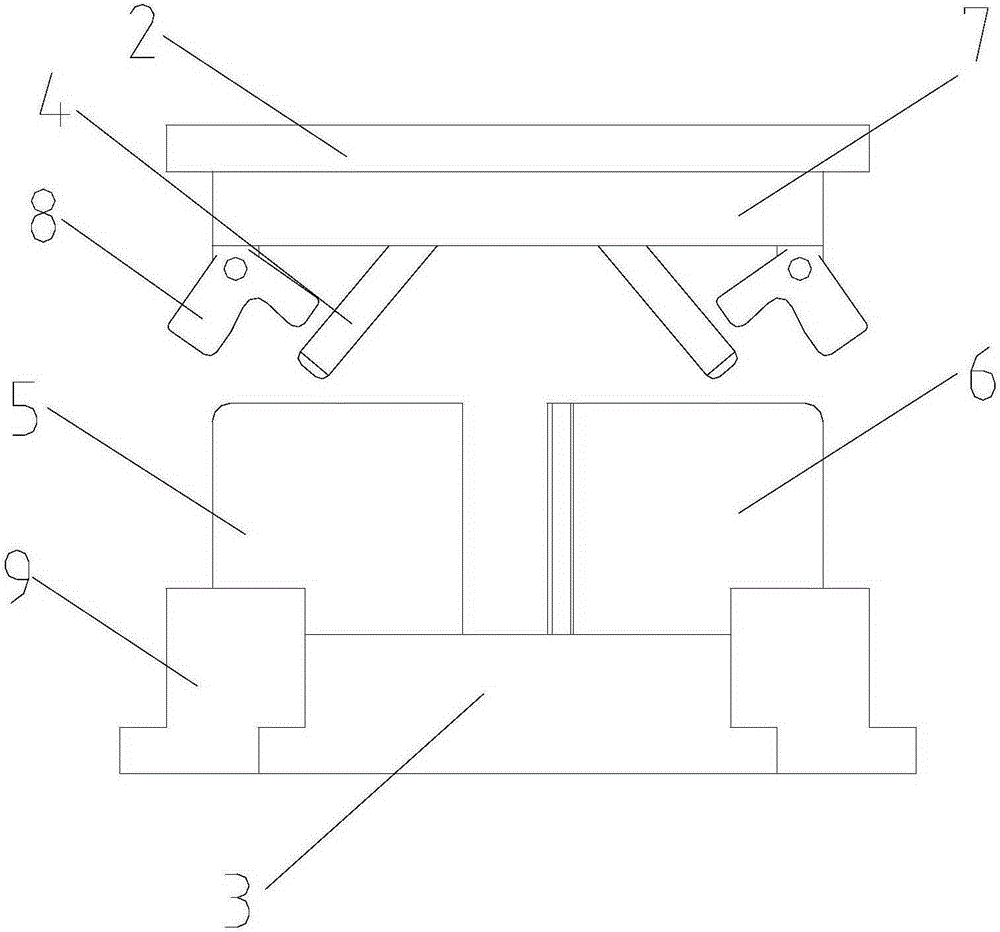 Guide-pin-based multidirectional closed forging device and technology for special-shaped oil sprayer body