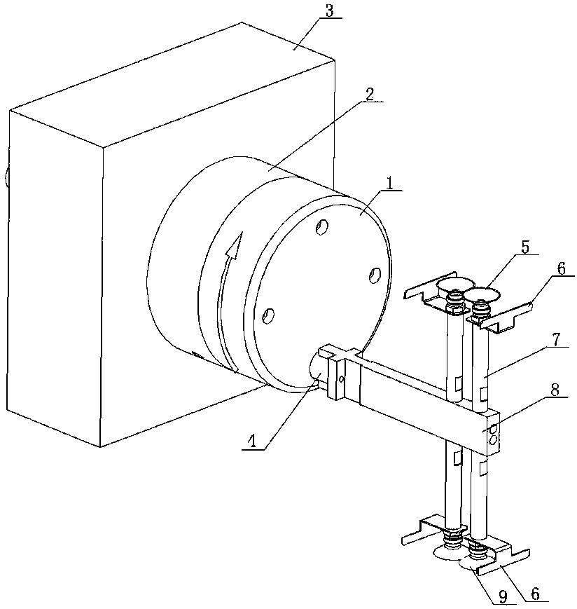 Double-position paper box suction forming mechanism