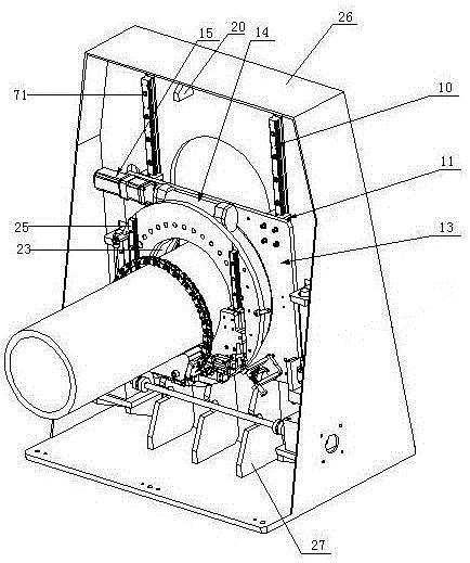 A welding equipment suitable for multi-layer and multi-pass welding of the inner wall of oil pipeline