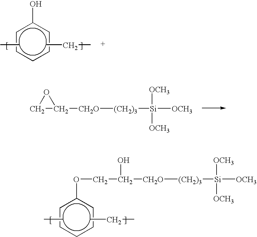 Method for preparing a novolac phenolic resin/silica hybrid organic-inorganic nanocomposite