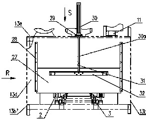 A simultaneous operation item and simultaneous operation method for cleaning axle housing parts