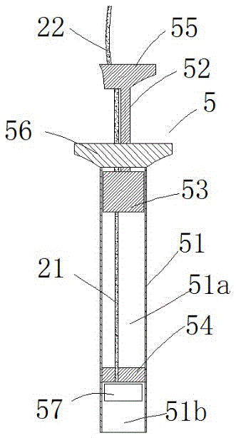 Detection device and detection method for simultaneously measuring dissolved oxygen at different heights on muddy water interface in situ