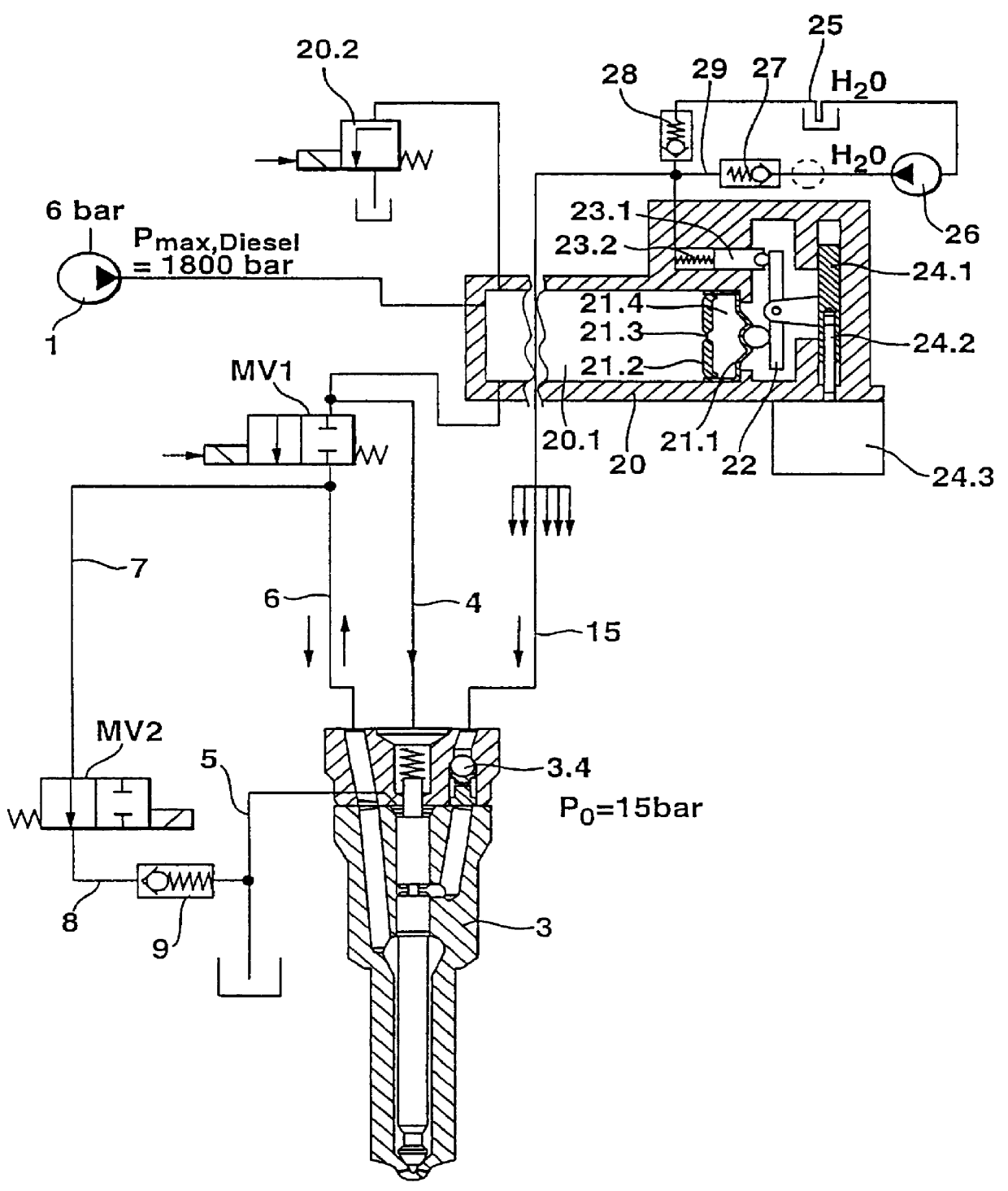 Fuel injection system for an internal combustion engine