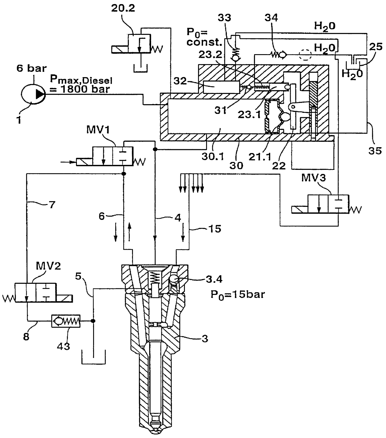 Fuel injection system for an internal combustion engine