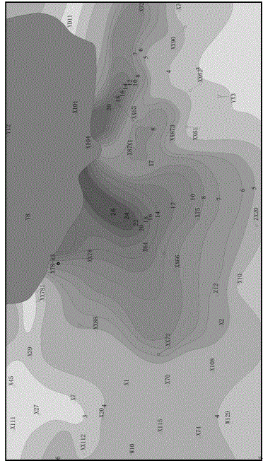 Paleo-water-depth quantitative calculation method aiming at lake facies deposition