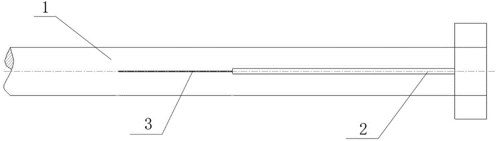 Stress monitoring sensor and method for connecting bolt of fiber bragg grating structure