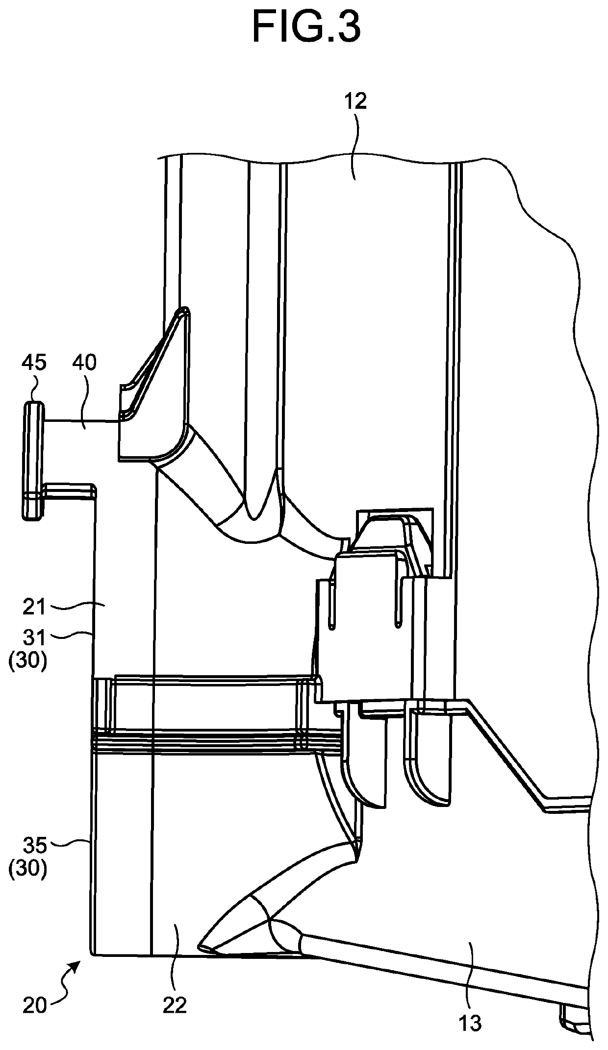 Electric wire fixing structure, electrical connection box, and wire harness