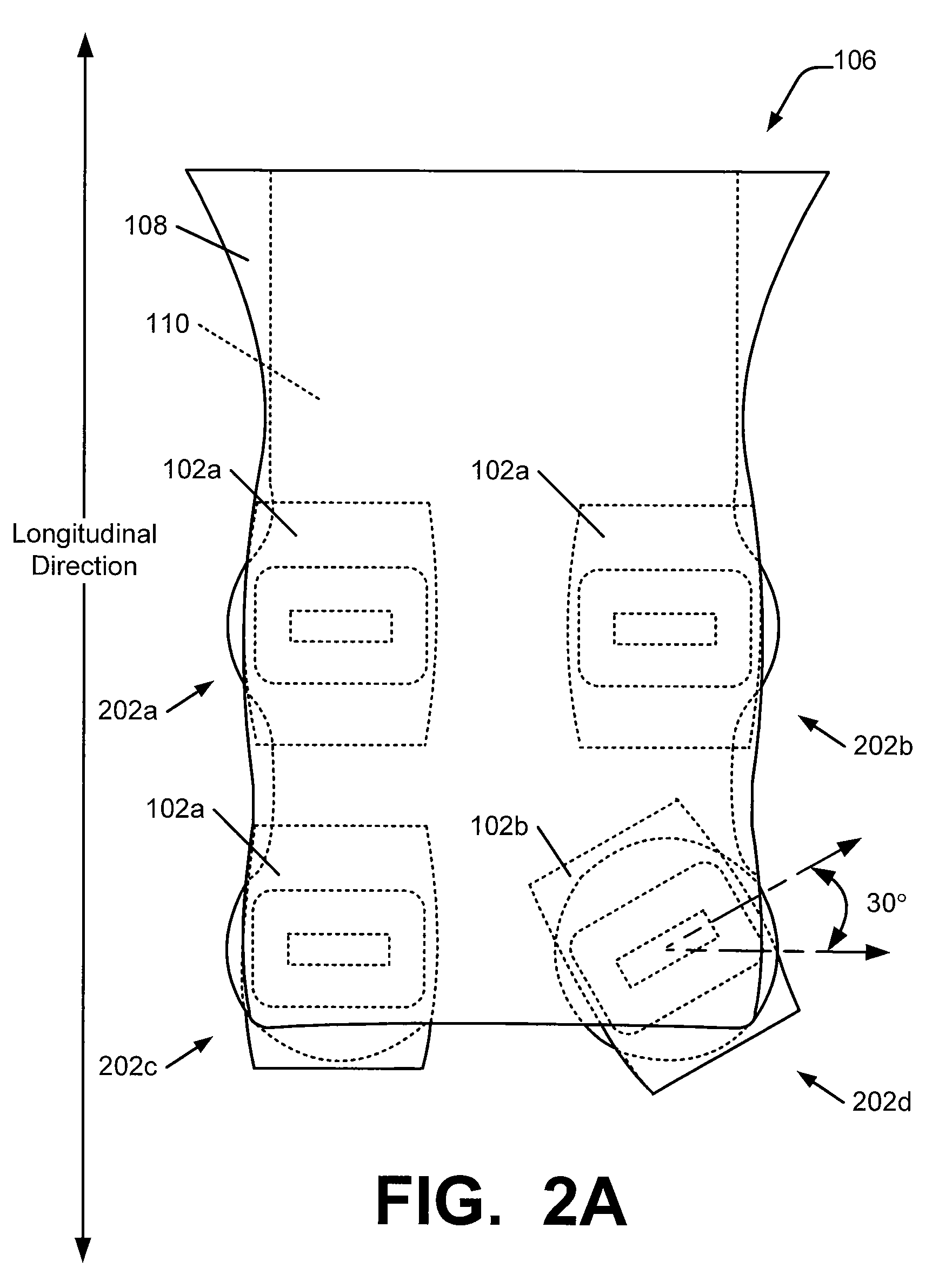 Articles of footwear and other foot-receiving devices including differently oriented impact-attenuation elements