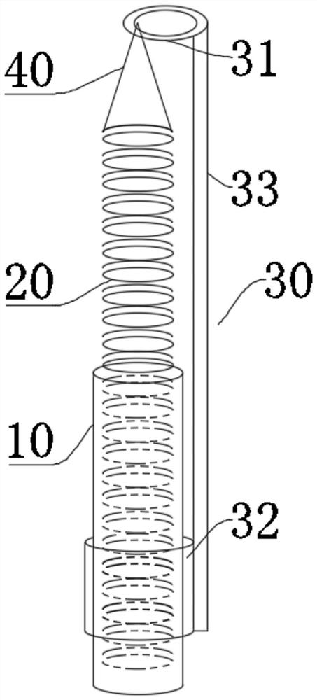 Wire pipe correction device and correction method