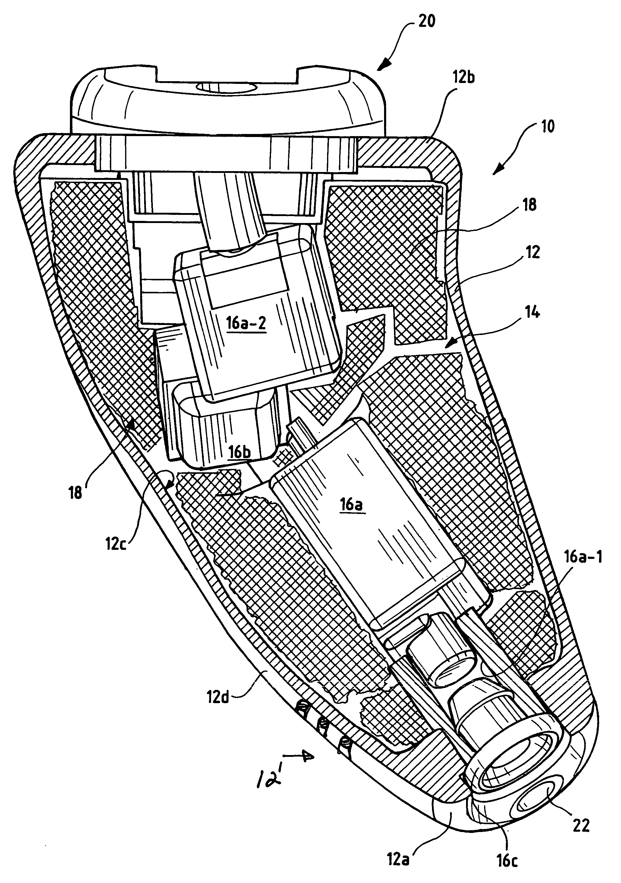 Compressible hearing aid