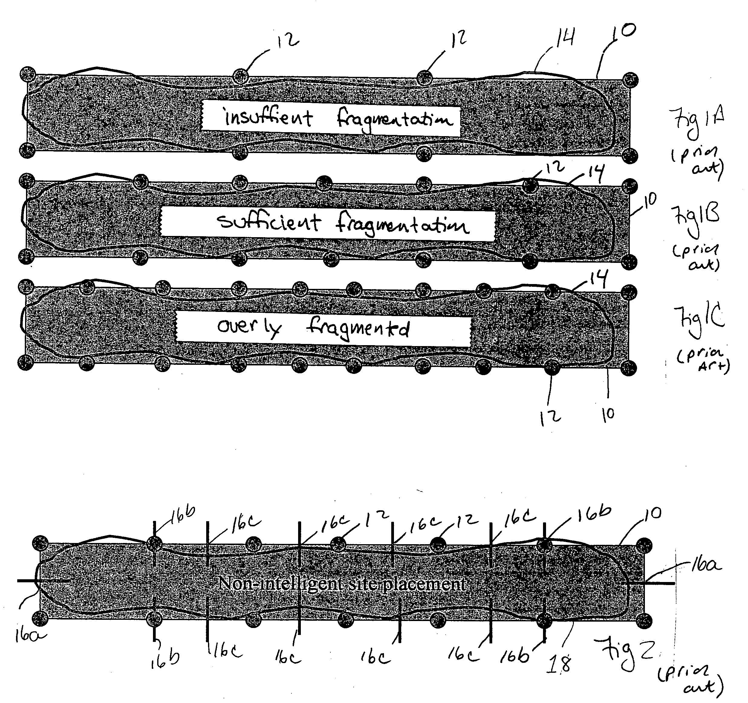 Fragmentation point and simulation site adjustment for resolution enhancement techniques