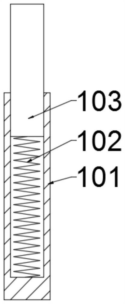 Damping supporting device for fan carrying