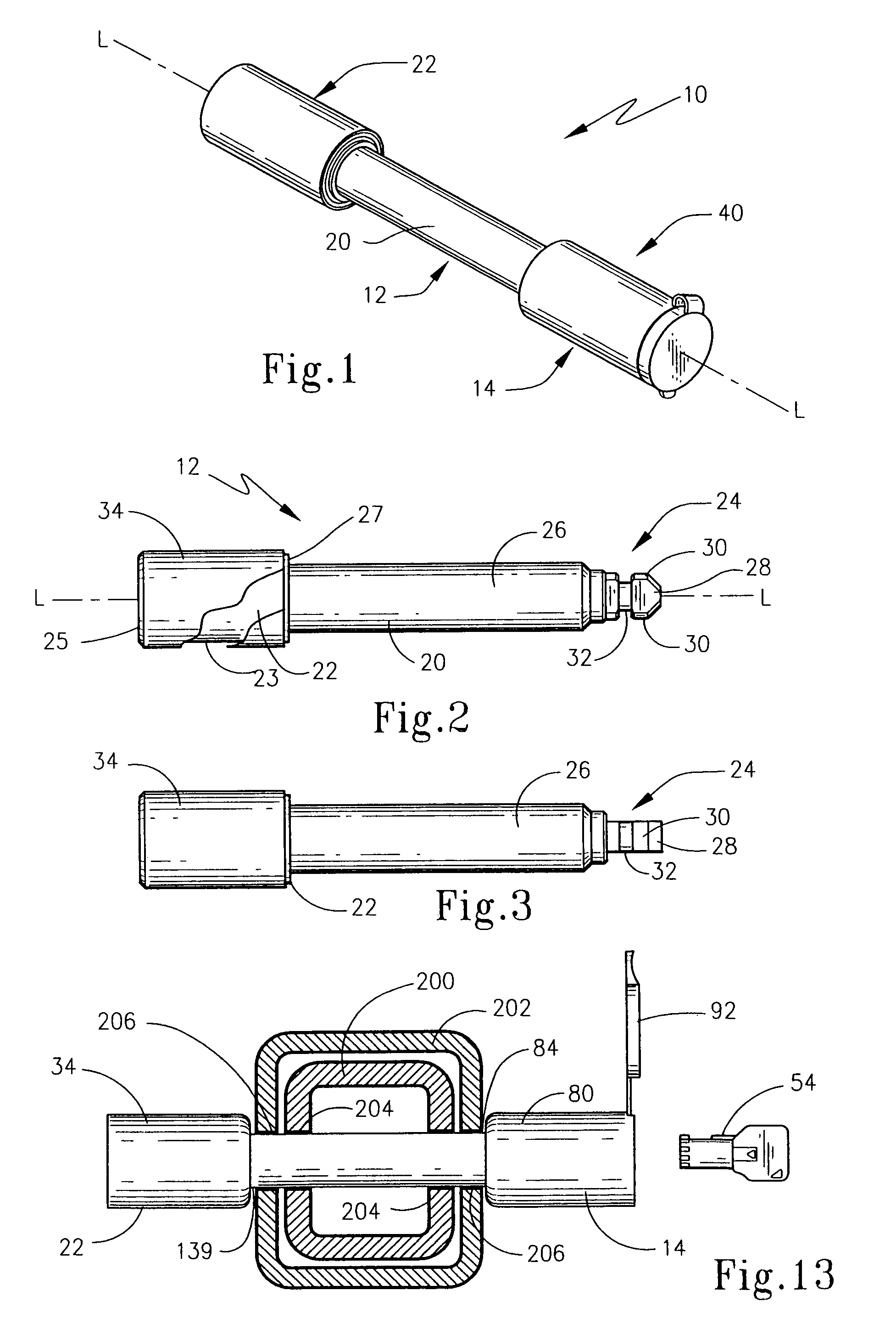 Locking device having flange seal