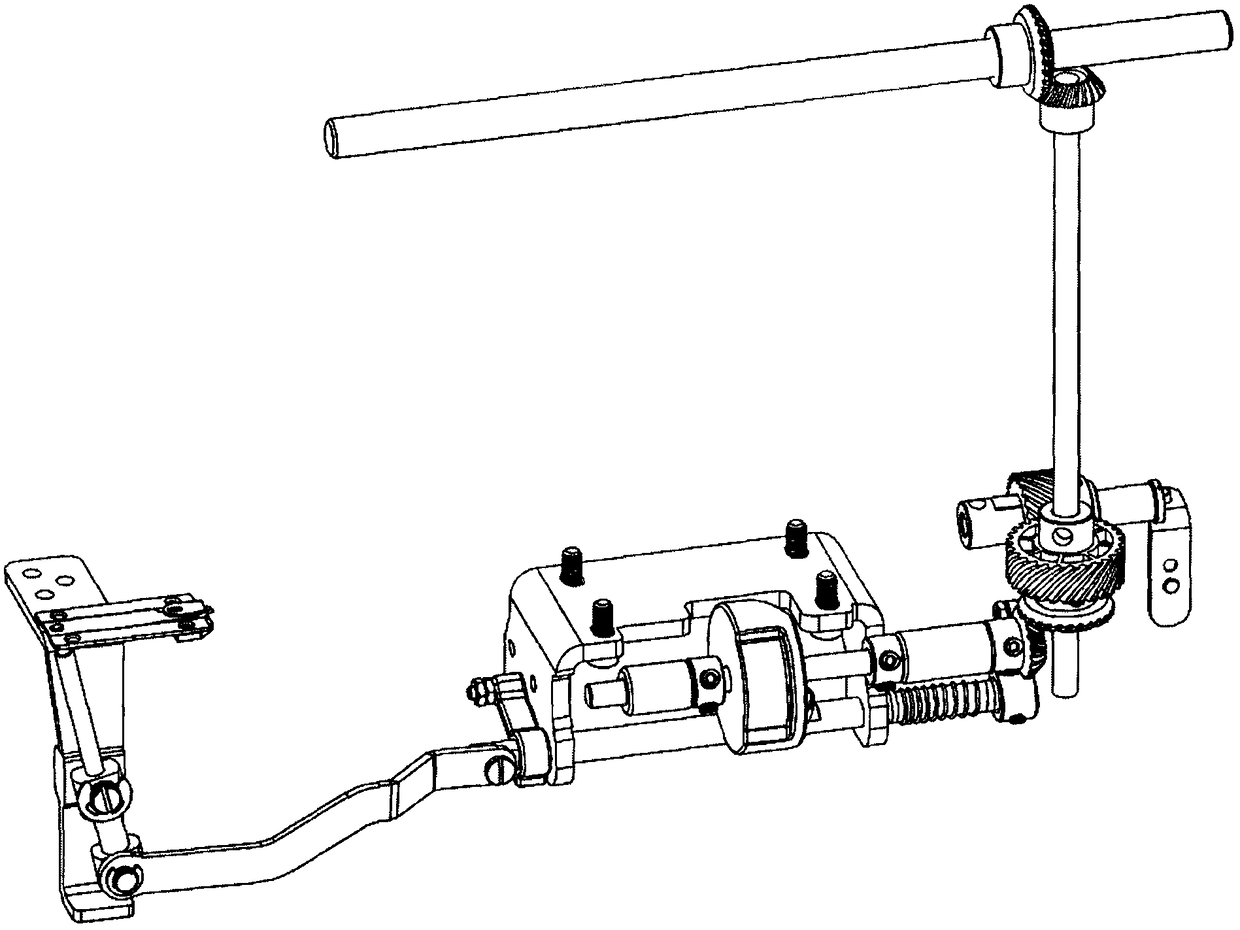 Thread trimming device for zigzagger