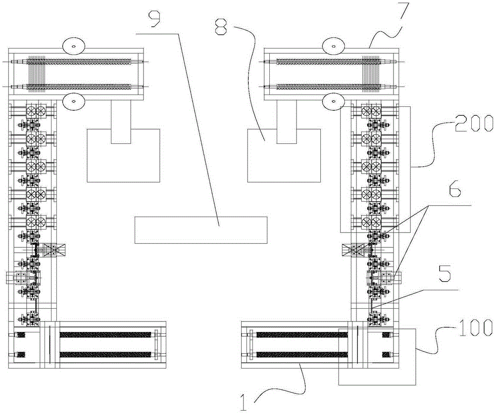 A processing equipment for plastic chopsticks